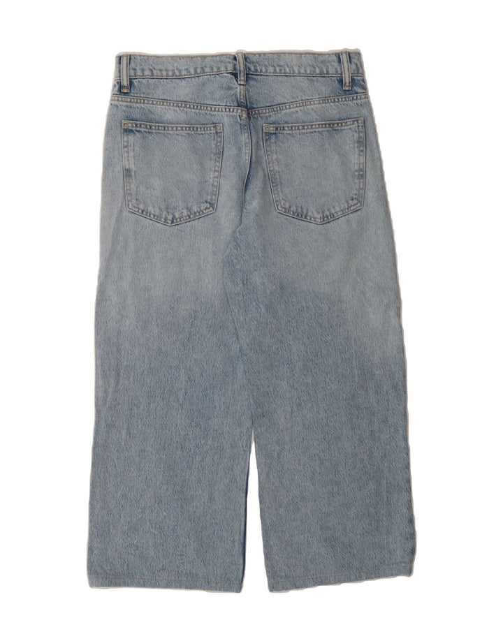 ZARA Womens Wide Leg Jeans US 6 Medium W32 L25 Blue Vintage Zara and Second-Hand Zara from Messina Hembry 
