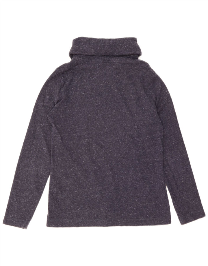 Marks & Spencer Sweat-shirt pour femme UK 10 Small Bleu marine moucheté