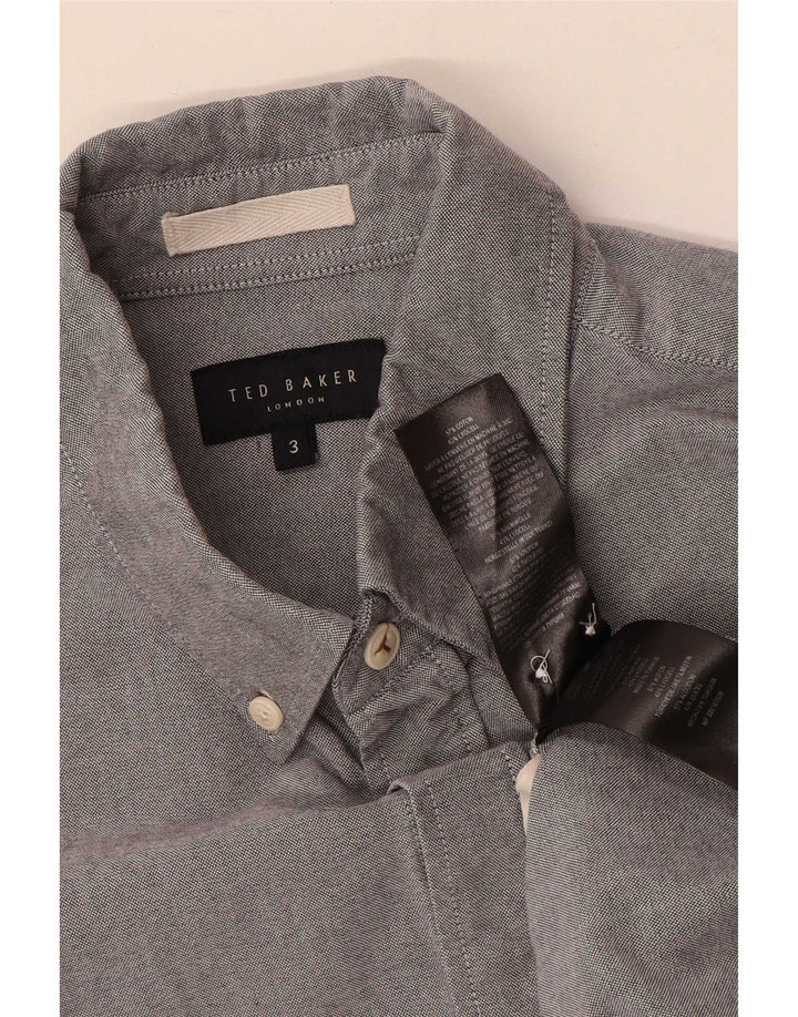 Ted Baker Chemise Homme Taille 3 Coton Bleu Moyen