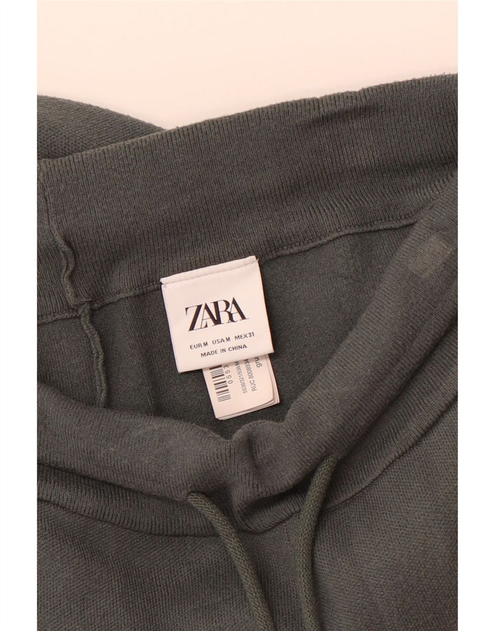 ZARA Homme Pantalon De Survêtement Joggers Gris Moyen Viscose