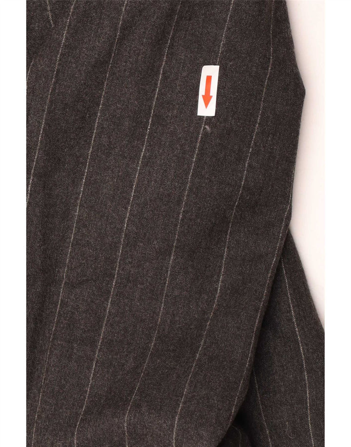 Paul Smith Veste blazer à 3 boutons pour homme UK 40 Grande laine à fines rayures grises