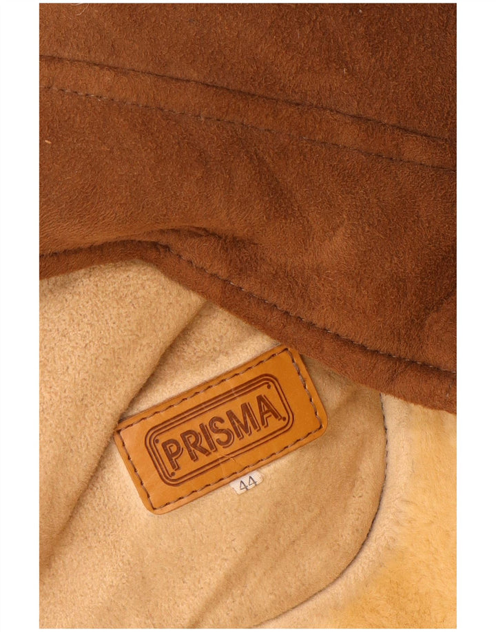 Prisma Manteau surdimensionné en peau de mouton pour femme EU 44 XL Cuir marron