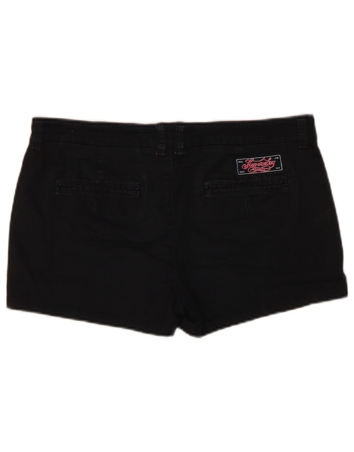 Superdry Pantalon Chaud Femme Petit W32 Coton Noir