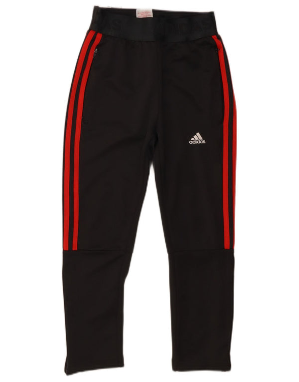 Adidas Pantalon de Survêtement Climalite Garçon 7-8 Ans Noir Polyester