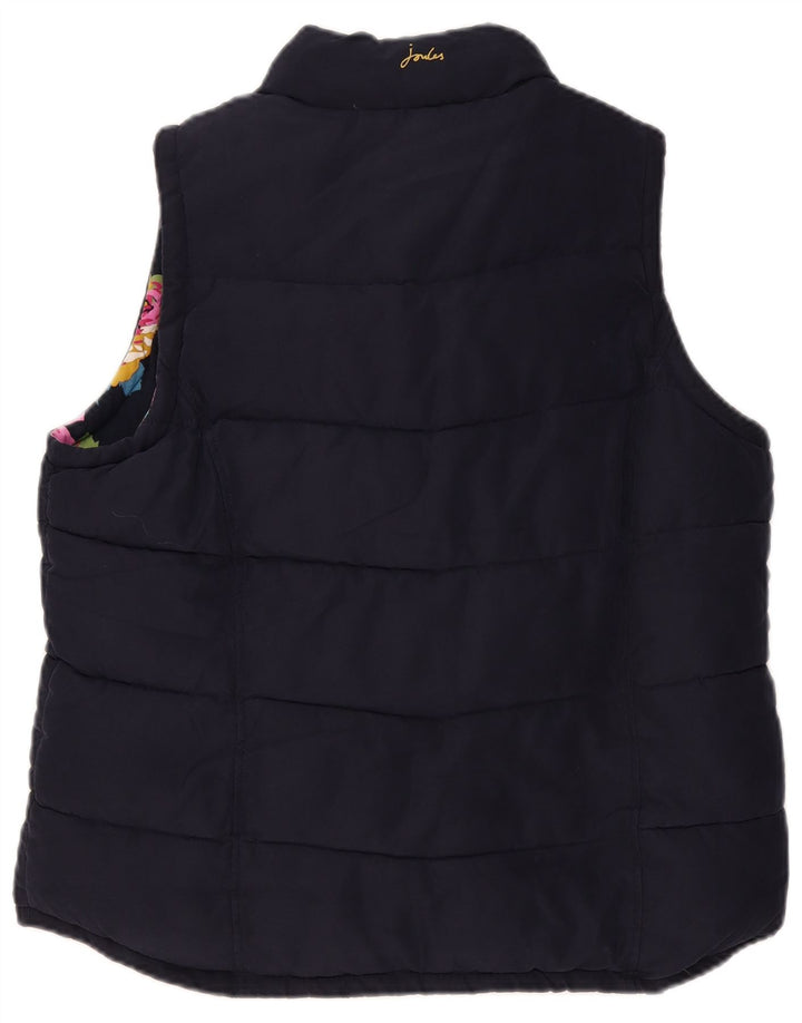 Joules Gilet rembourré pour femme UK 18 XL Bleu marine Polyester