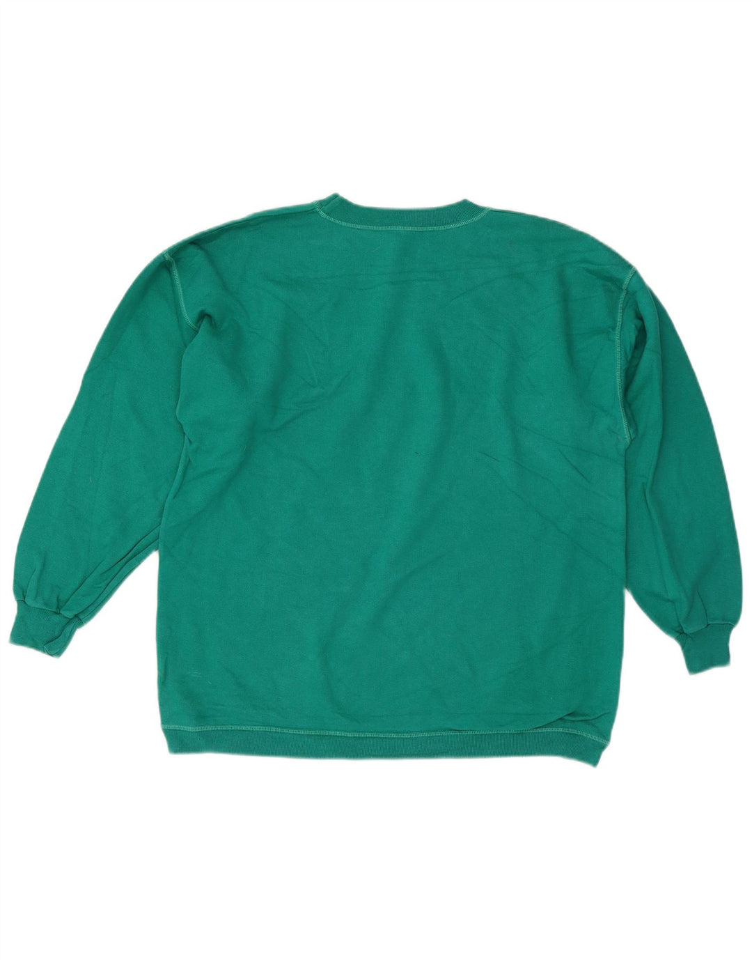 Meeting Mens Graphic Sweatshirt Jumper Grand Coton Turquoise
