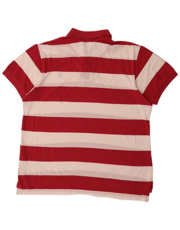 Timberland Polo Homme 2XL Coton Rayé Rouge