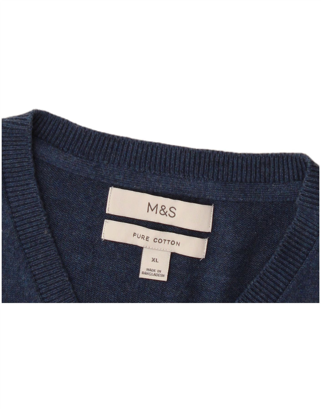 Marks & Spencer Débardeur Homme XL Bleu Marine Coton