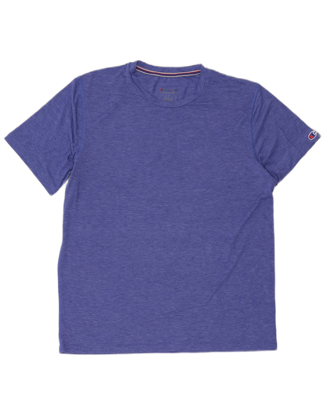 Champion T-Shirt Homme Haut Large Bleu Moucheté Polyester