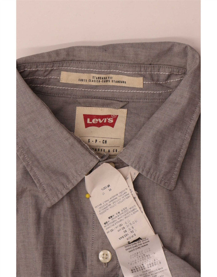 Levi's Chemise Standard Fit Petit Homme Gris Coton