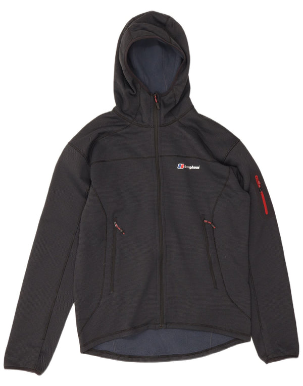 Berghaus Pull à capuche zippé pour homme en polyester à pois bleu marine