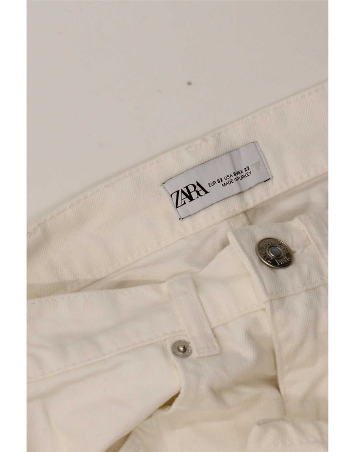 Zara Jean droit femme EU 32 2XS W22 L31 Blanc