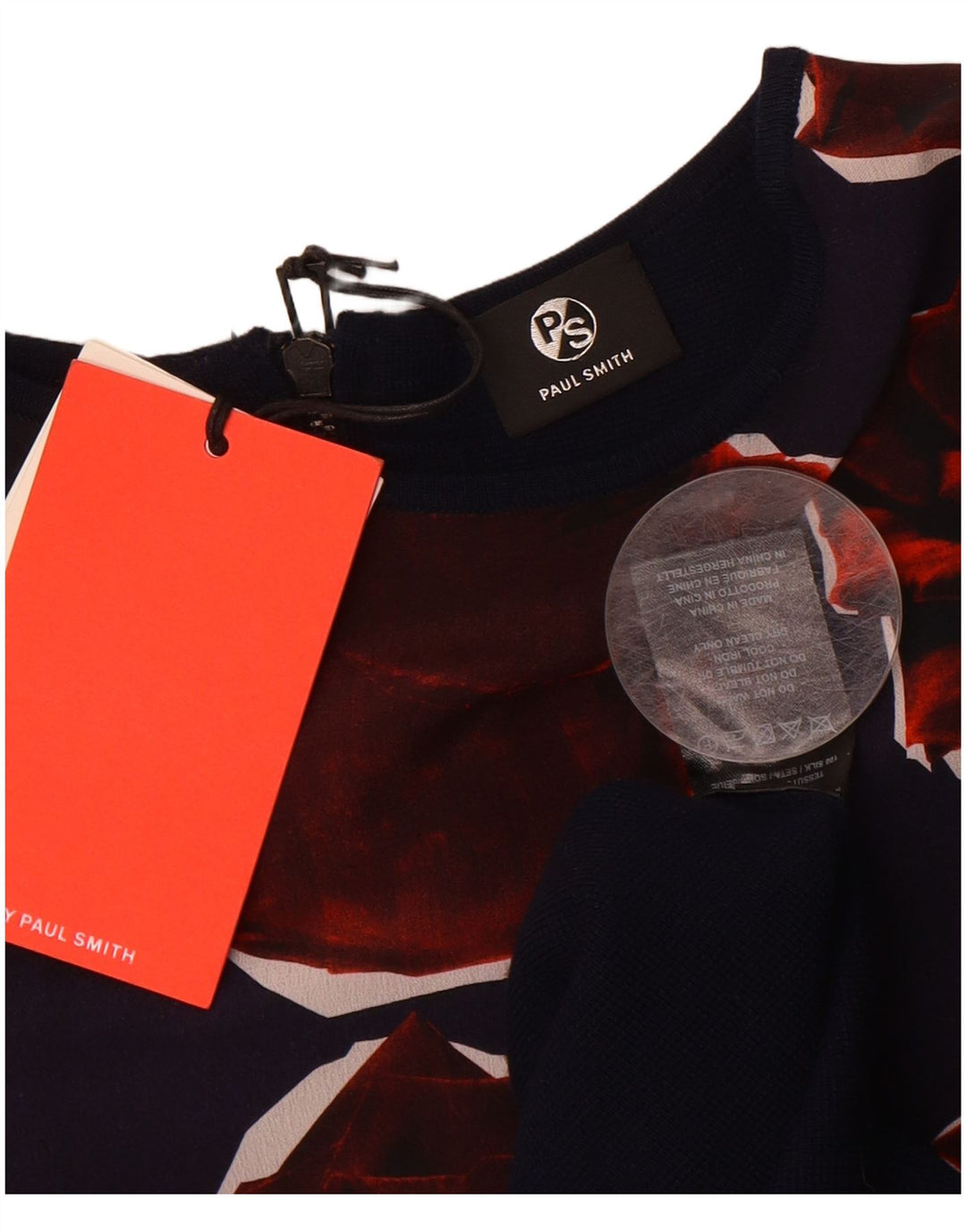 PAUL SMITH Womens Sleeveless Basic Dress UK 18 XL Navy Blue Wool