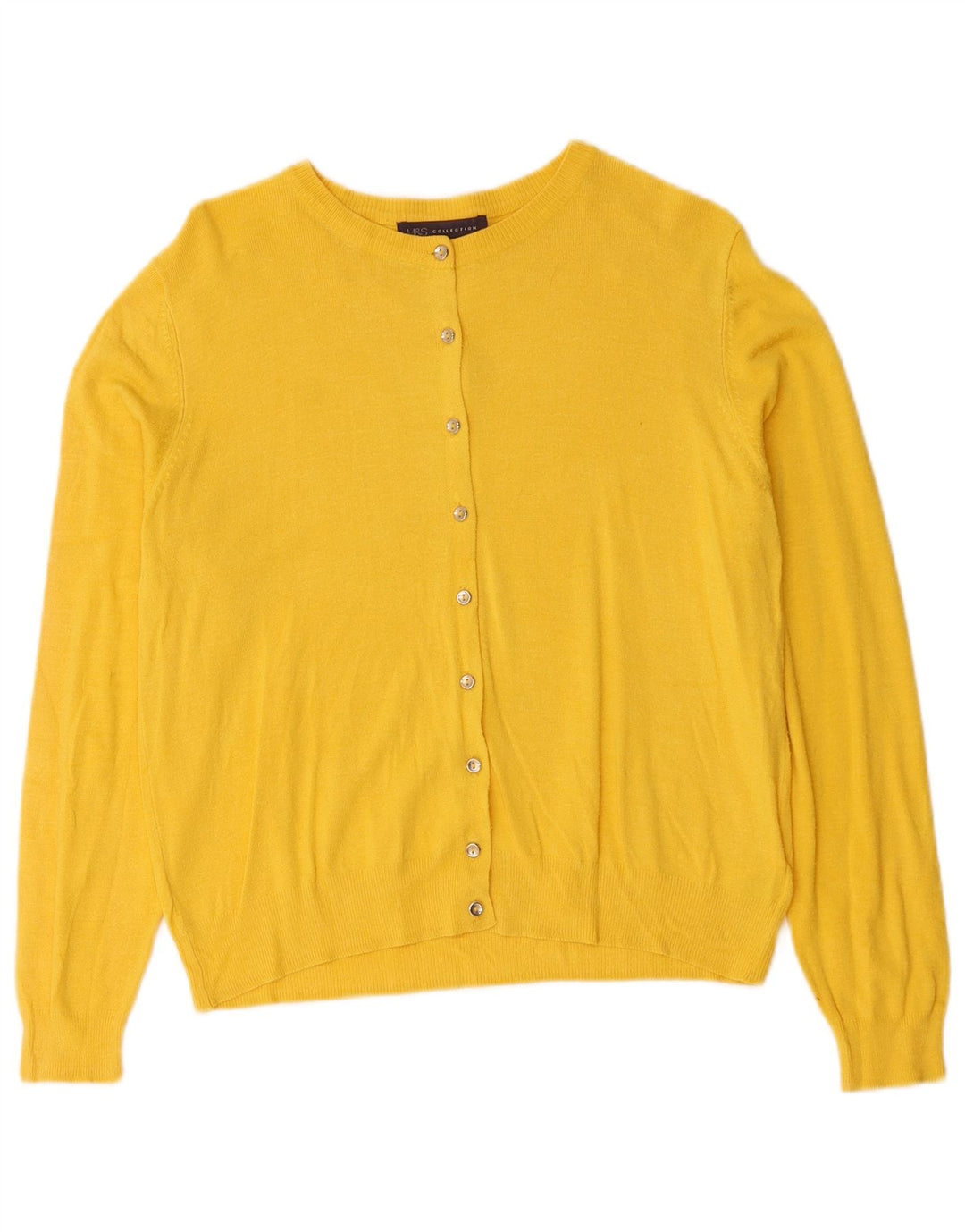 Marks & Spencer Cardigan pour femme en viscose jaune moyen UK 44
