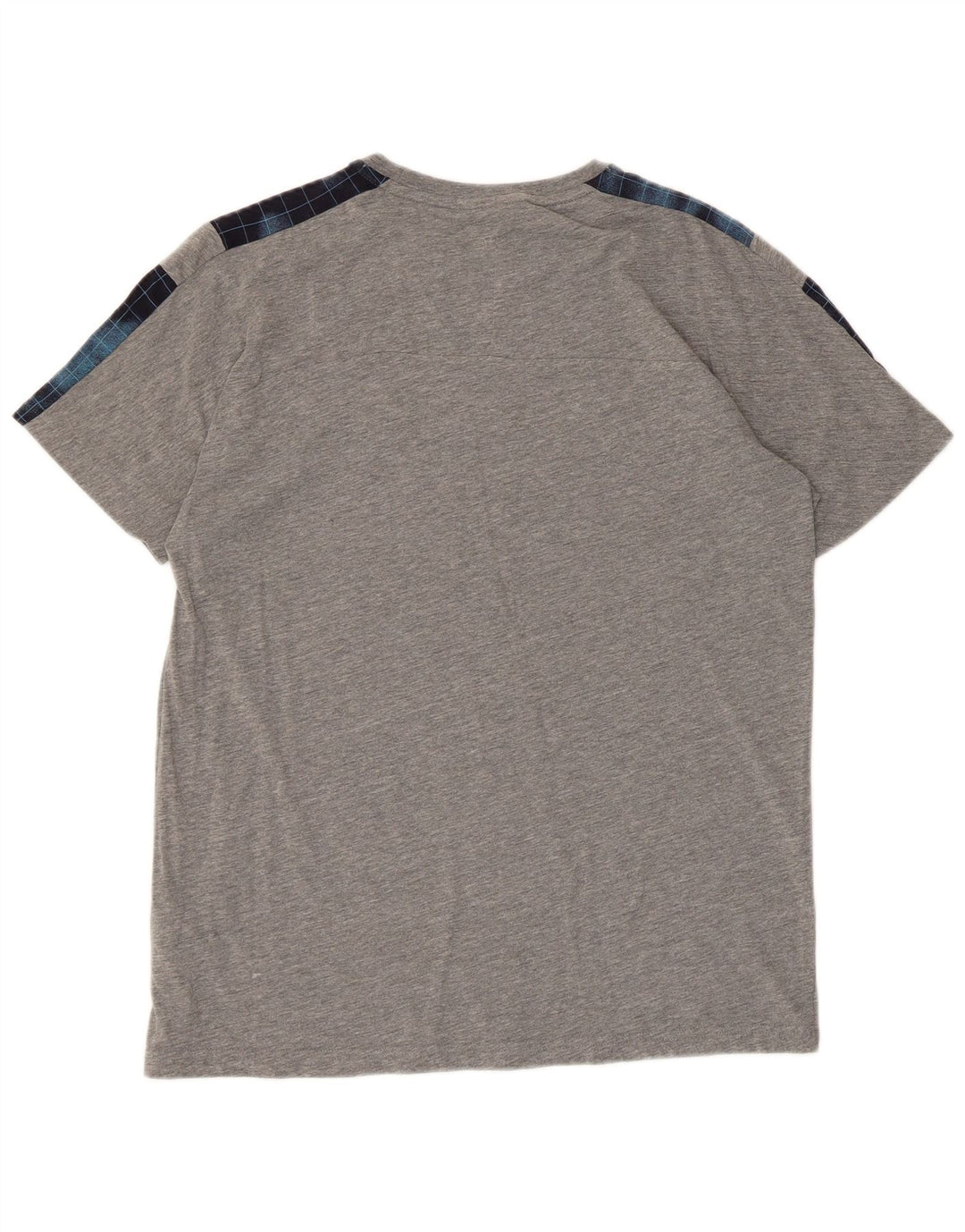 Puma T-Shirt Top Homme Gris Moyen Colourblock Cotton