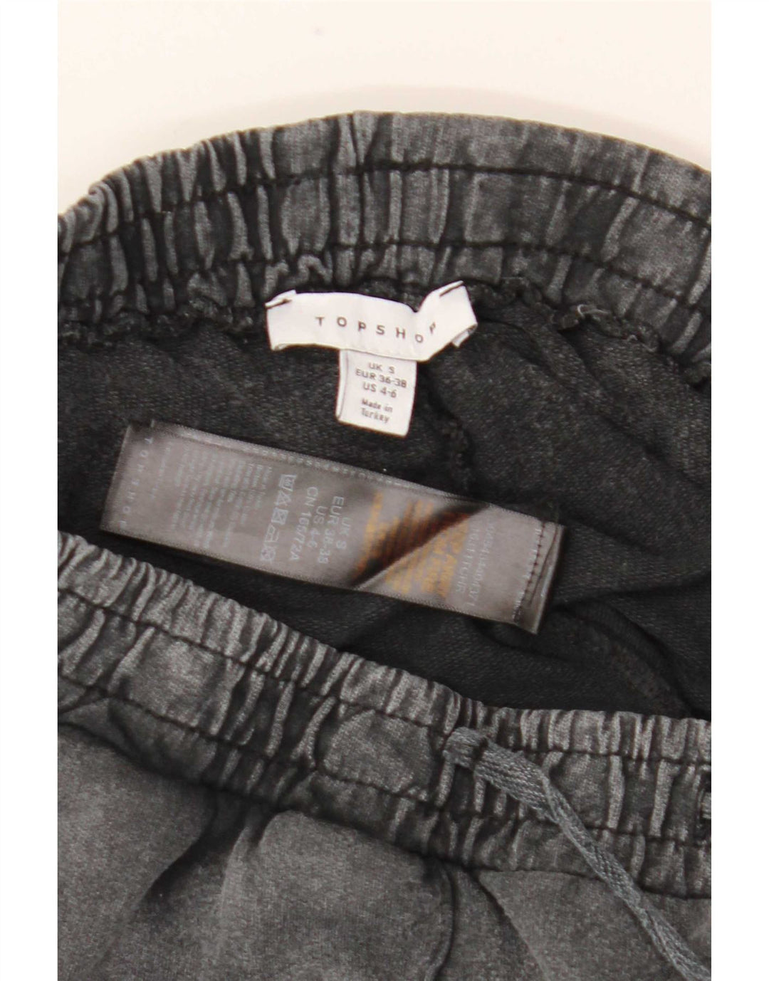 Topshop Pantalon de Survêtement Homme Joggers Petit Gris Coton