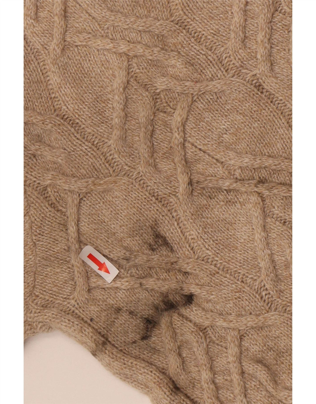 Marks & Spencer Pull Col Ras du Cou Homme Petit Beige Polyamide