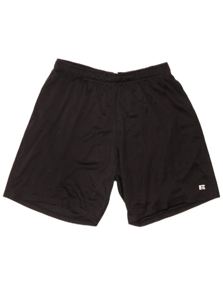 RUSSELL ATHLETIC Short de Sport Homme XL Noir Polyester