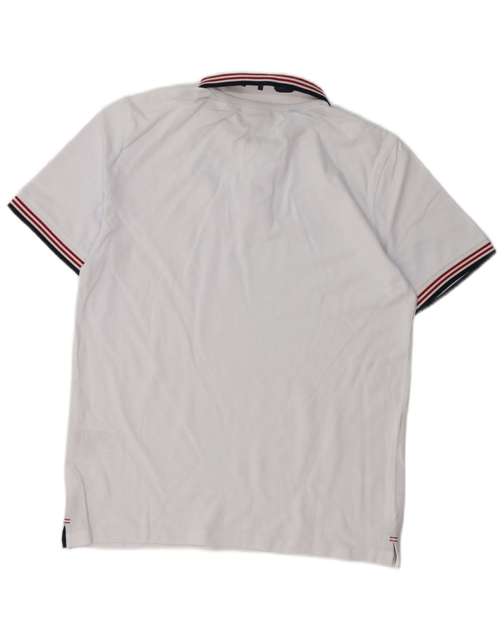 North Sails Polo Graphique Homme Petit Coton Blanc