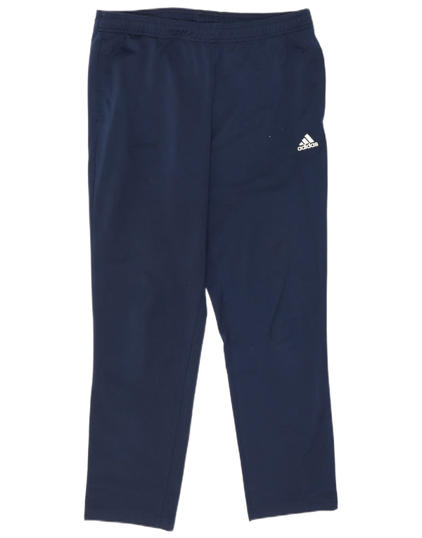 Adidas Pantalon de survêtement pour homme UK 42/44 Large Bleu Marine Polyester
