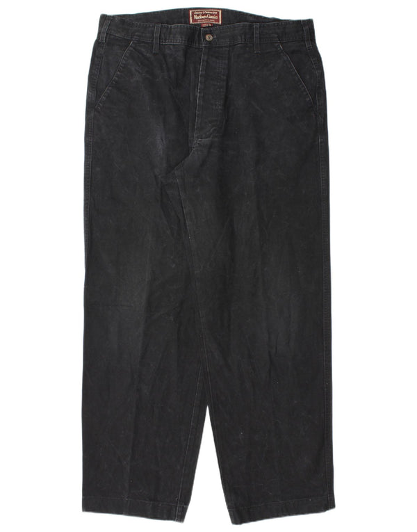 Marlboro Classics Pantalon chino fuselé pour homme EU 54 2XL W36 L31 Noir