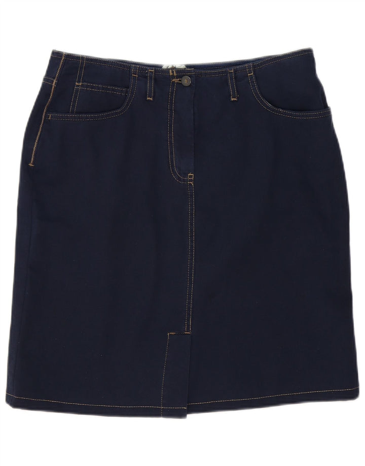 Murphy & Nye Mini jupe en jean W30 pour femme en coton bleu marine moyen