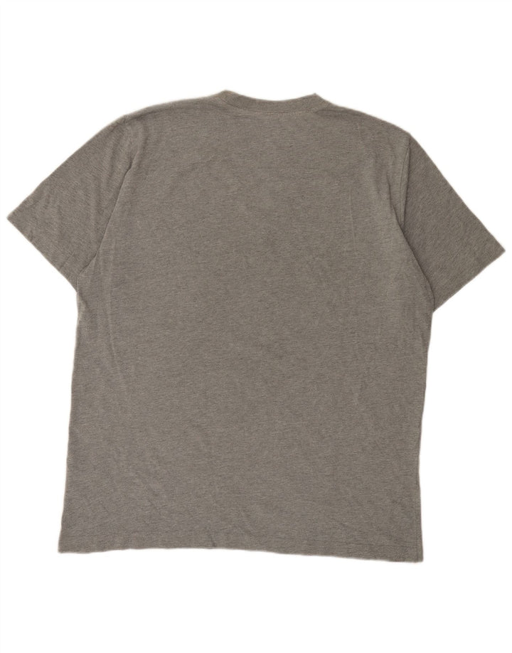 Nike Mens Graphic T-Shirt Top XL Gris Moucheté Coton