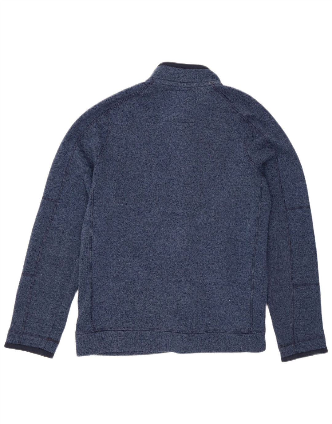 Weird Fish Veste de survêtement pour homme en polyester moucheté bleu Taille L