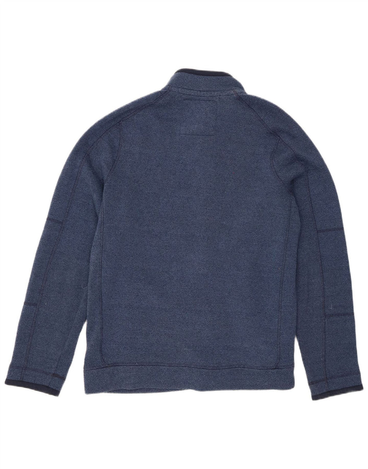 Weird Fish Veste de survêtement pour homme en polyester moucheté bleu Taille L