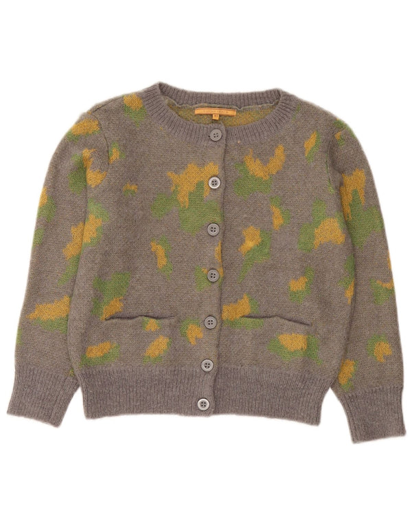 Silvian Heach Pull cardigan à motif abstrait pour femme UK 6 XS Gris