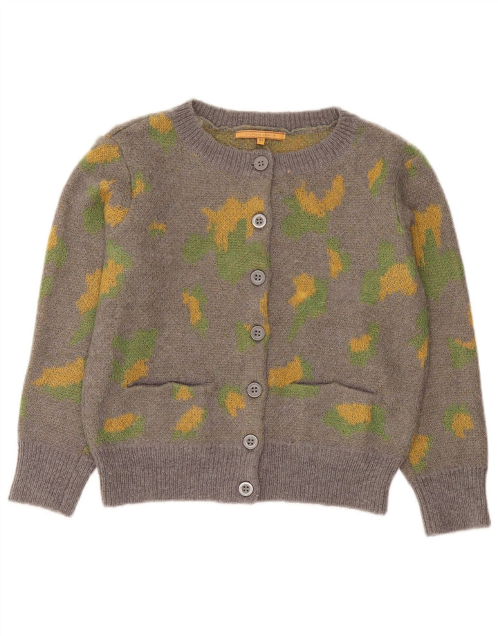 Silvian Heach Pull cardigan à motif abstrait pour femme UK 6 XS Gris