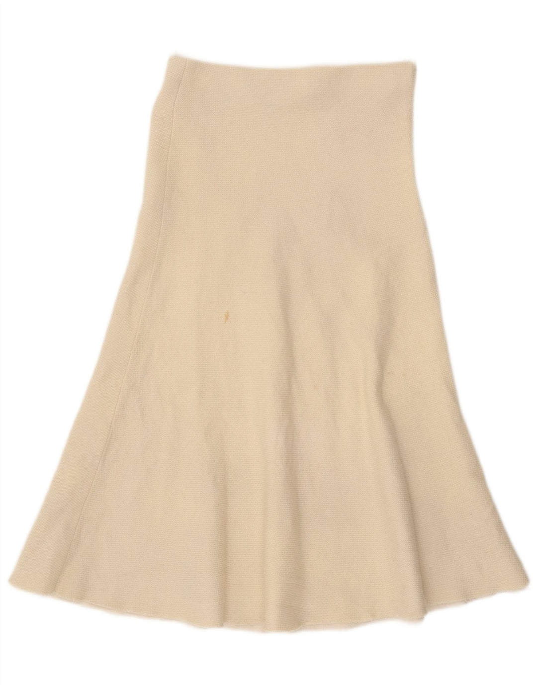 Zara Femme Jupe trapèze en tricot Small W26 Beige