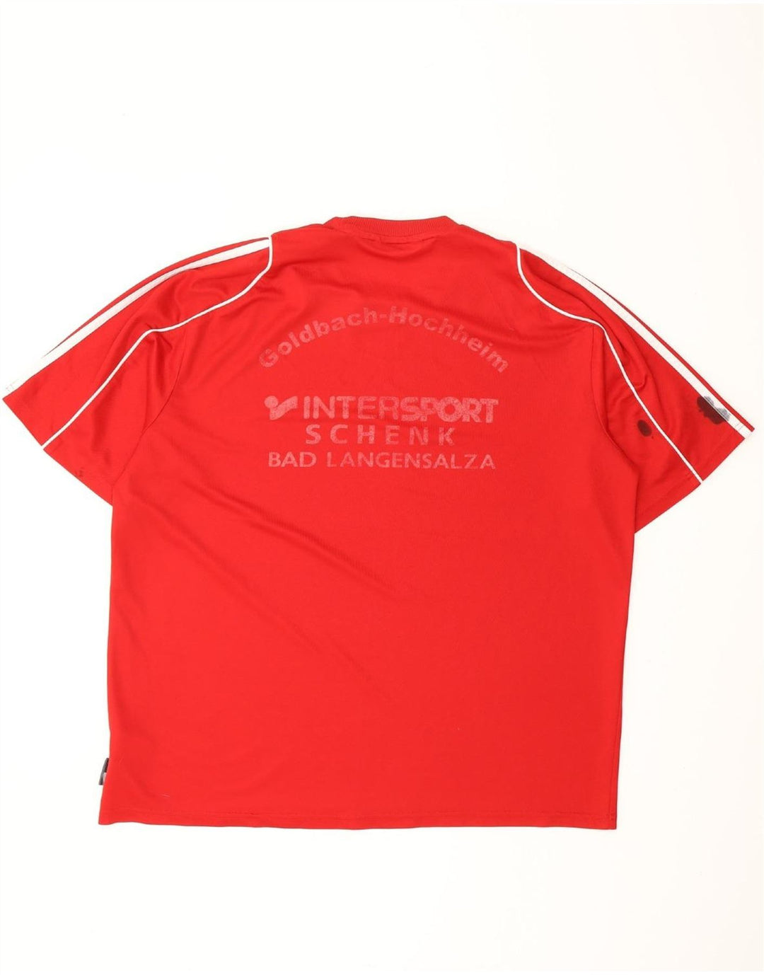 ADIDAS T-Shirt Climalite Graphic Homme XL Rouge Polyester