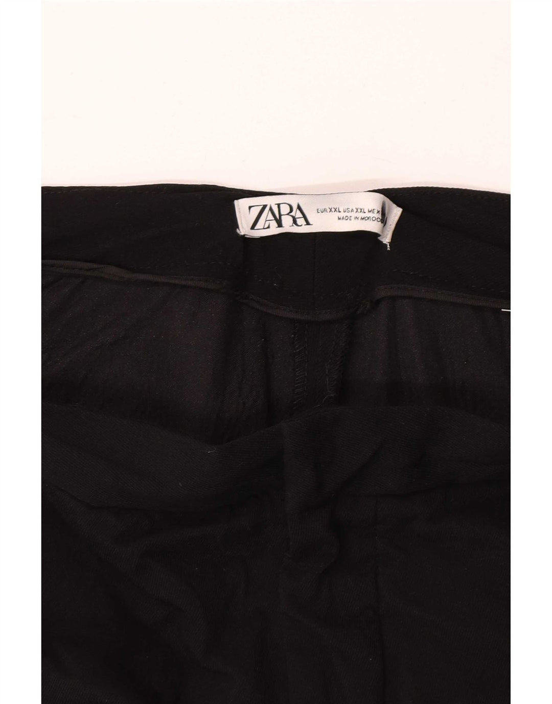 Zara Pantalon décontracté bootcut pour femme 2XL W38 L32 Noir