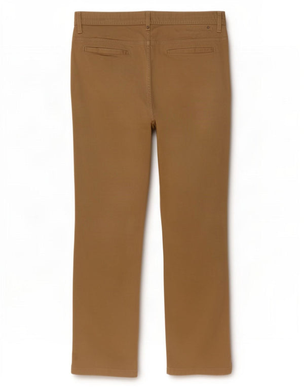 Zara Pantalon Chino Slim Homme EU 48 XL W38 L33 Coton Beige