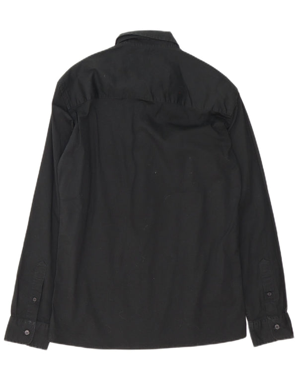 French Connection Chemise Homme Petit Noir Coton
