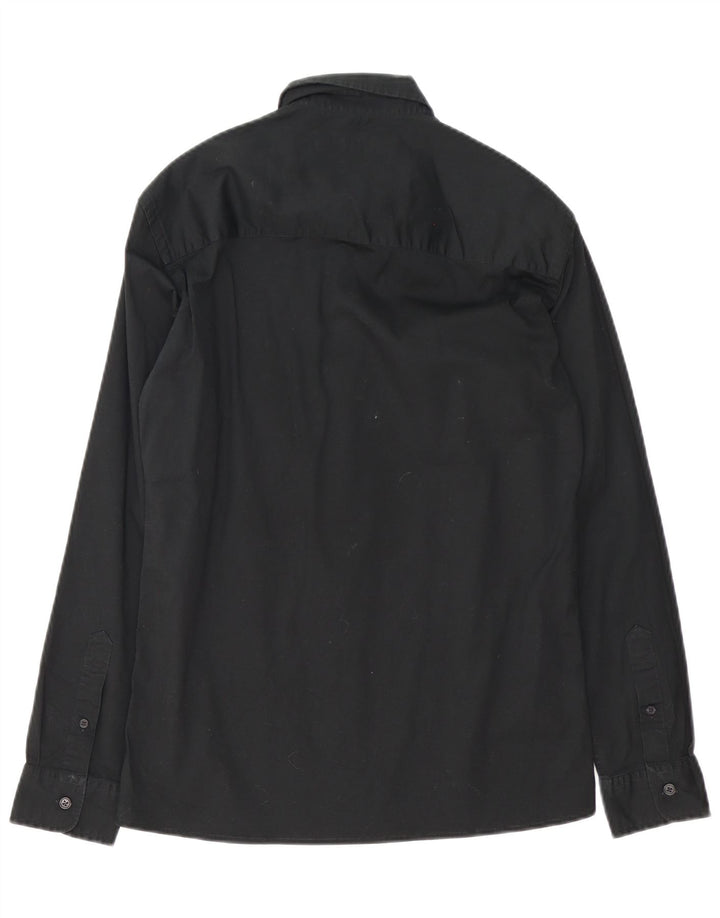 French Connection Chemise Homme Petit Noir Coton