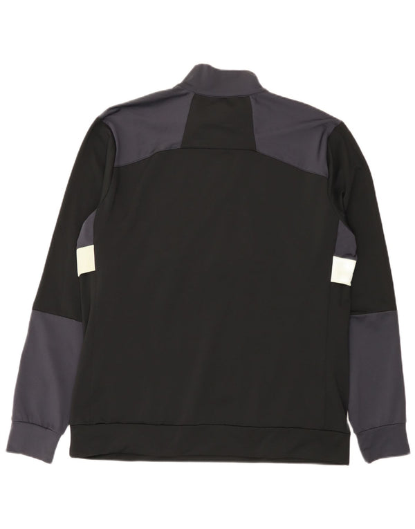 Lyle & Scott Sweat-shirt à col zippé pour hommes, grand color block noir
