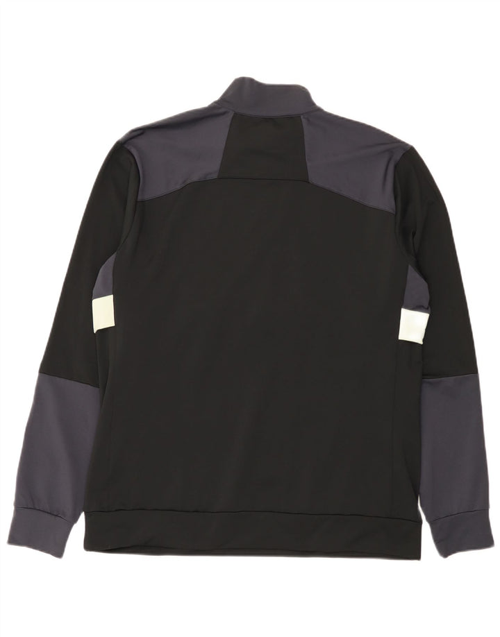 Lyle & Scott Sweat-shirt à col zippé pour hommes, grand color block noir