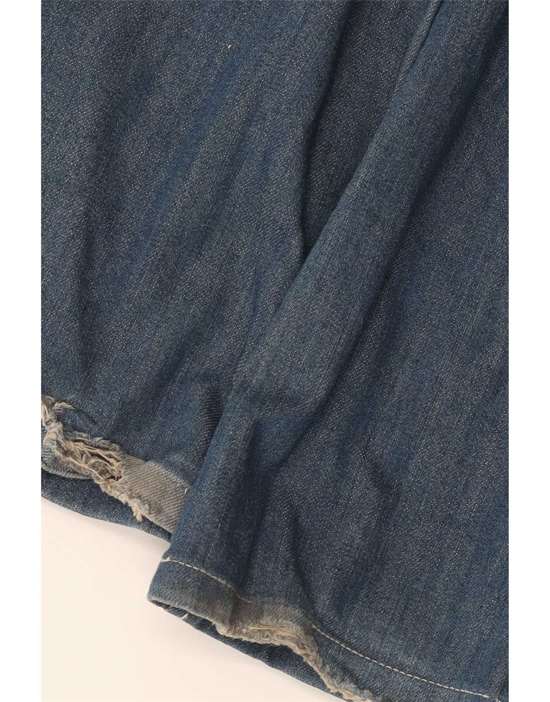 Benetton Jean Évasé Femme W32 L33 Bleu