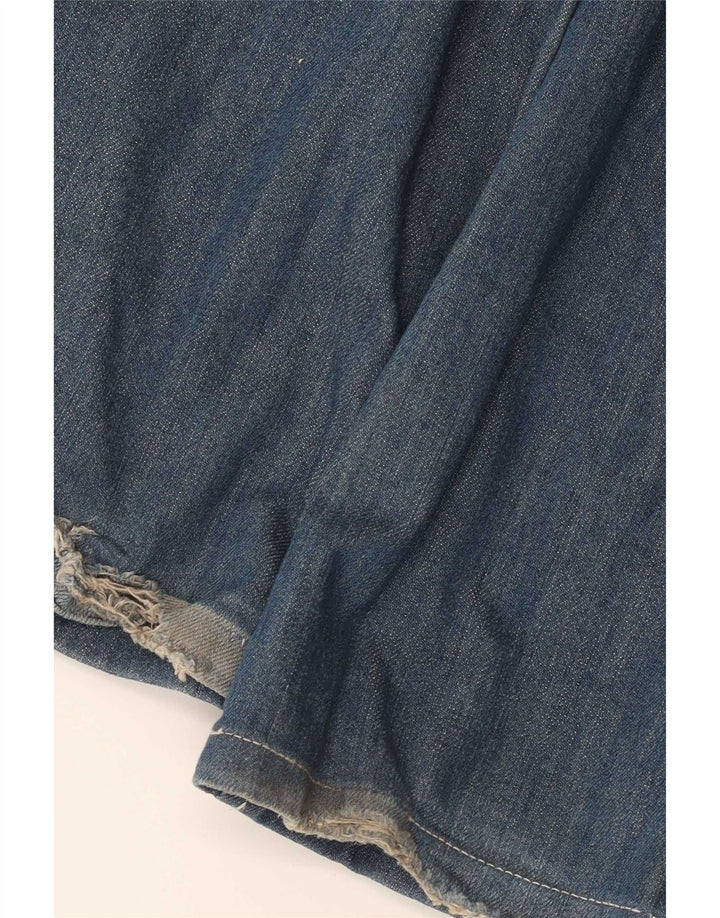 Benetton Jean Évasé Femme W32 L33 Bleu