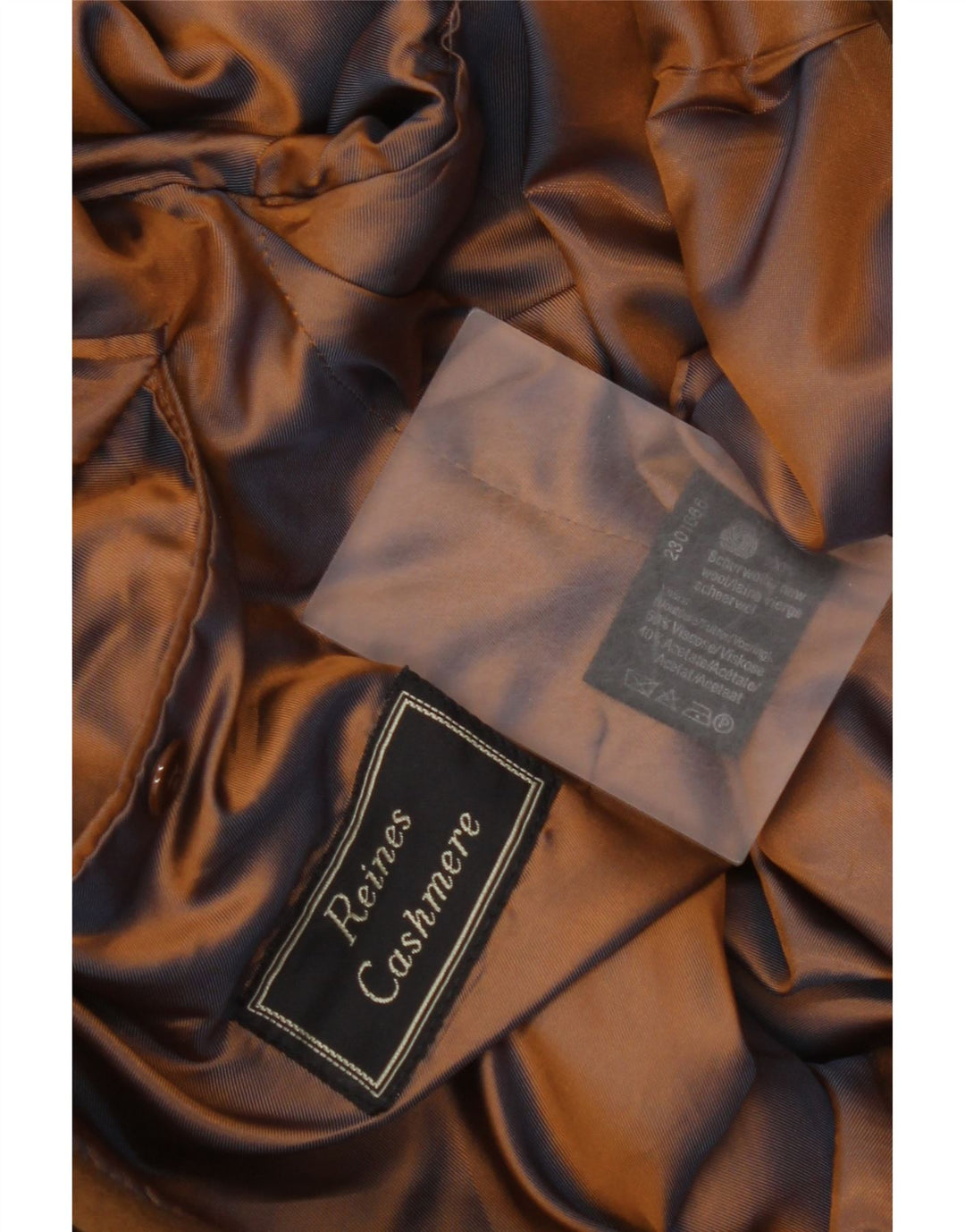 vintage Homme Double Breasted Blazer Veste IT 52 XL Marron Nouvelle Laine