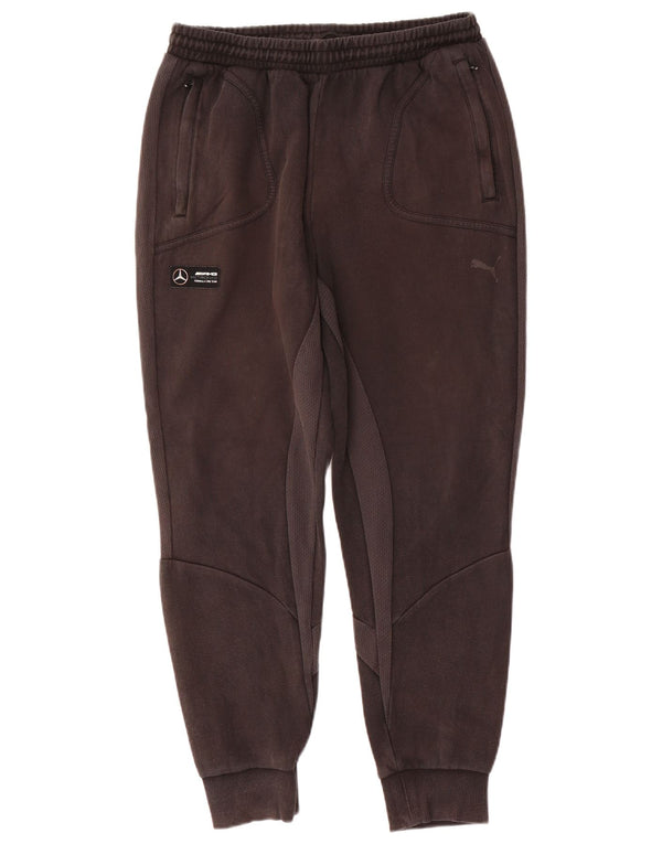 Puma Pantalon de survêtement pour homme en coton marron Taille L