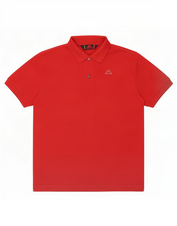 Kappa Polo Homme Petit Rouge Coton