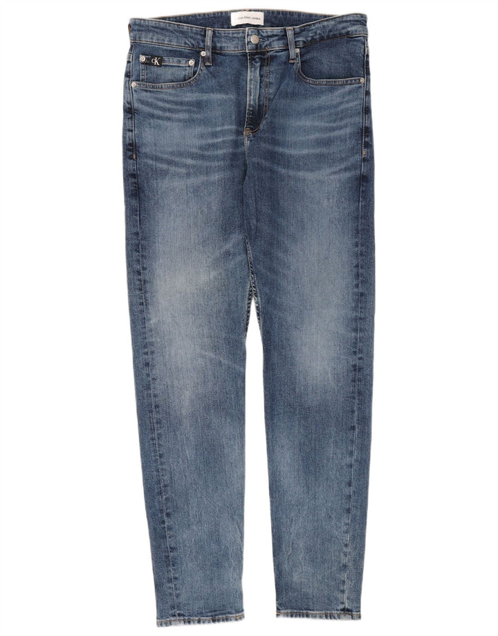 Calvin Klein Jean Slim Homme W34 L32 Bleu Coton