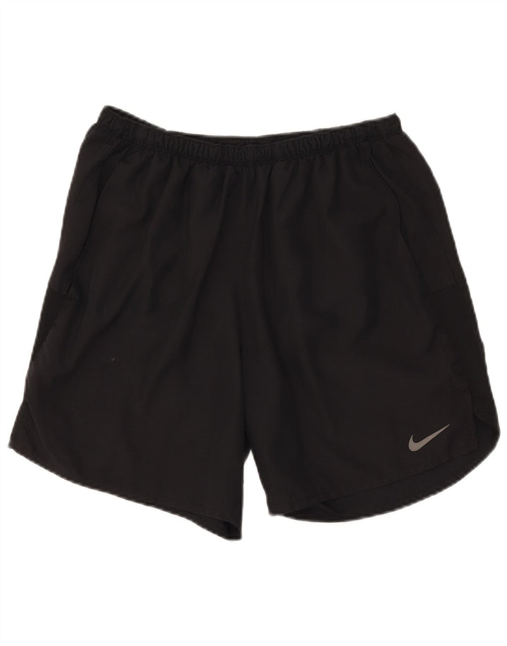 Short de sport Nike Dri Fit pour hommes, grand, noir, polyester
