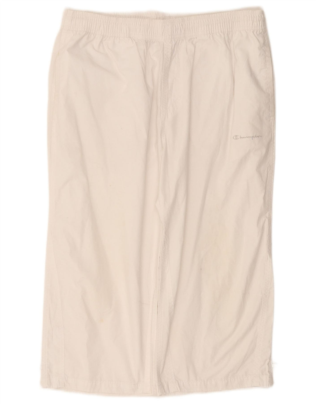 CHAMPION Pantalon de Survêtement Capri Homme Large Blanc Coton