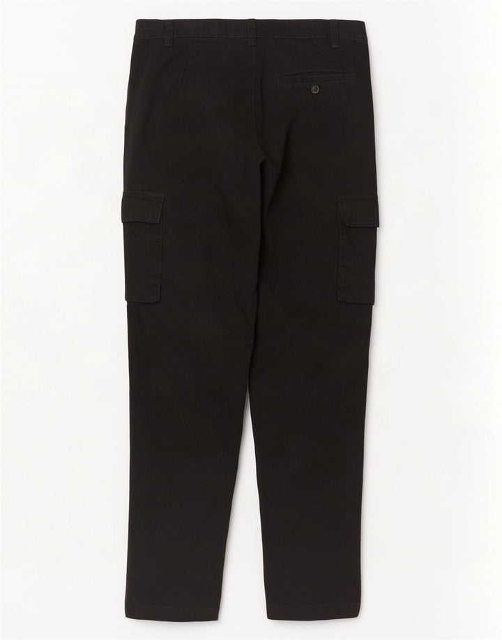 French Connection Pantalon cargo droit pour homme Small W32 L30 Bleu marine