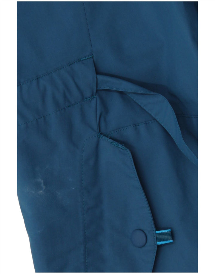 ADIDAS Manteau coupe-vent à capuche Clima Proof pour femme UK 14 Bleu moyen