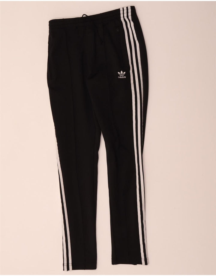 Pantalon de survêtement Adidas pour femme UK 8 Small Noir Polyester